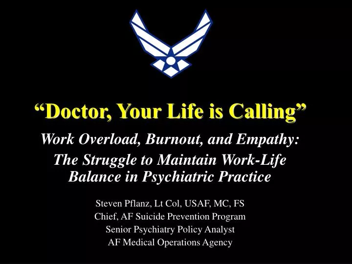 doctor your life is calling