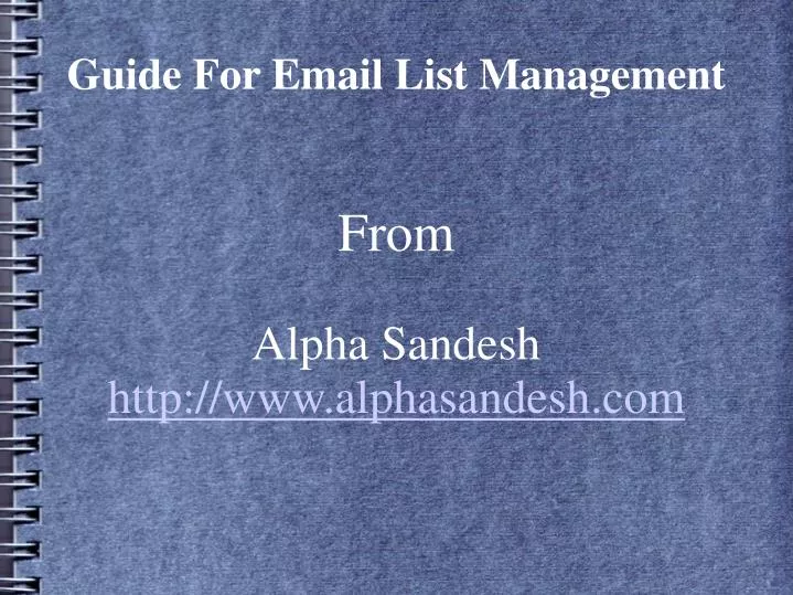 from alpha sandesh http www alphasandesh com