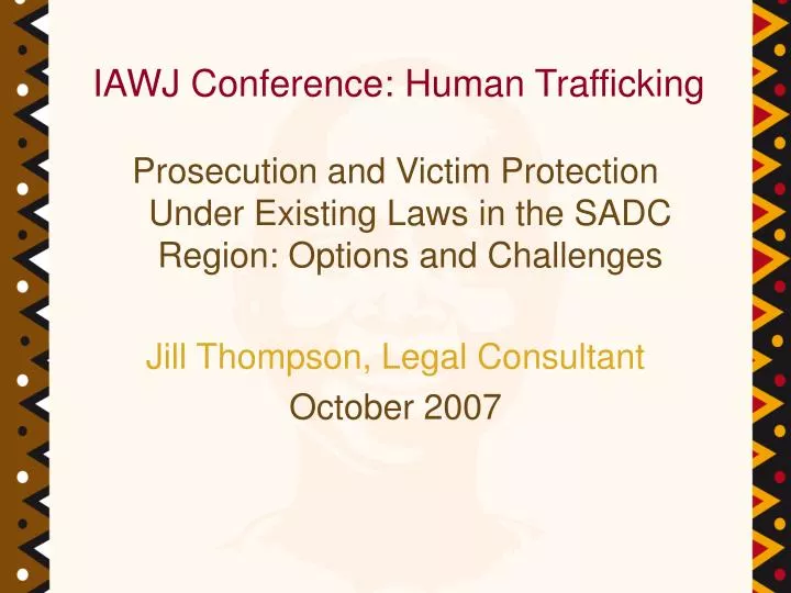 iawj conference human trafficking