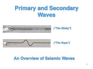 Primary and Secondary Waves