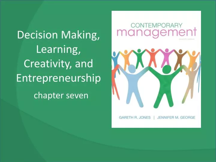 decision making learning creativity and entrepreneurship