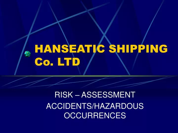 hanseatic shipping co ltd