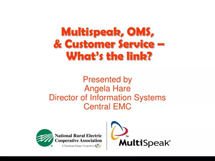 multispeak oms customer service what s the link