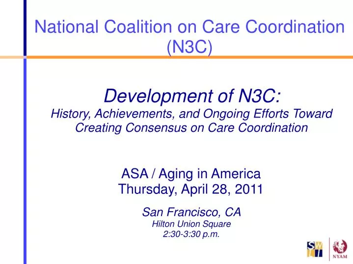 national coalition on care coordination n3c