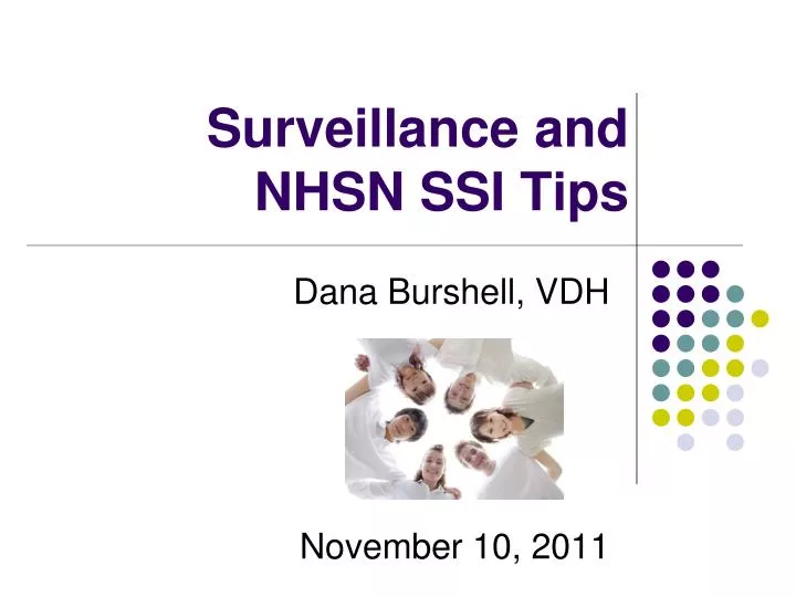 surveillance and nhsn ssi tips