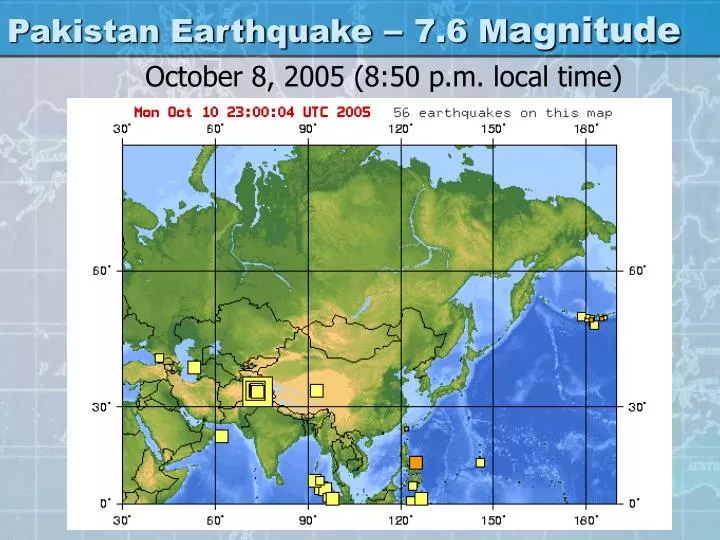 pakistan earthquake 7 6 m agnitude