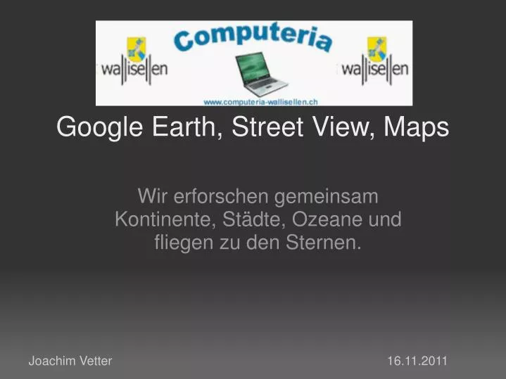 google earth street view maps