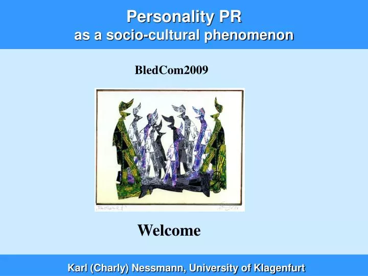 personality pr as a socio cultural phenomenon
