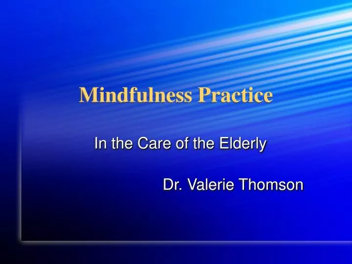 mindfulness practice