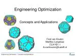 Engineering Optimization - slide 1