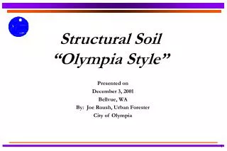 Structural Soil “Olympia Style”