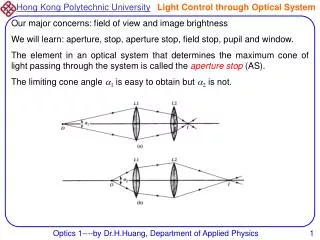 Light Control through Optical System