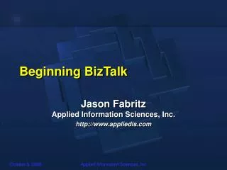 Beginning BizTalk