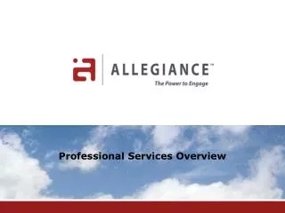Professional Services Overview