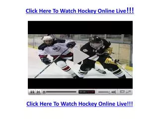 Watch Calgary Flames vs Ottawa Senators Game Online Live