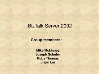 BizTalk Server 2002