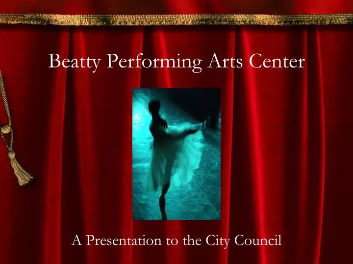 beatty performing arts center