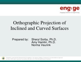 Orthographic Projection of Inclined and Curved Surfaces