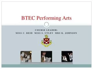BTEC Performing Arts