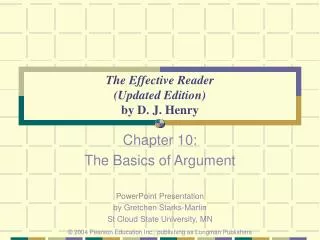 The Effective Reader (Updated Edition) by D. J. Henry