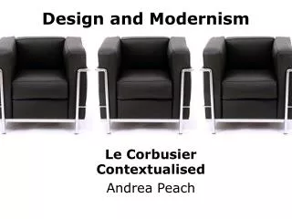 Design and Modernism