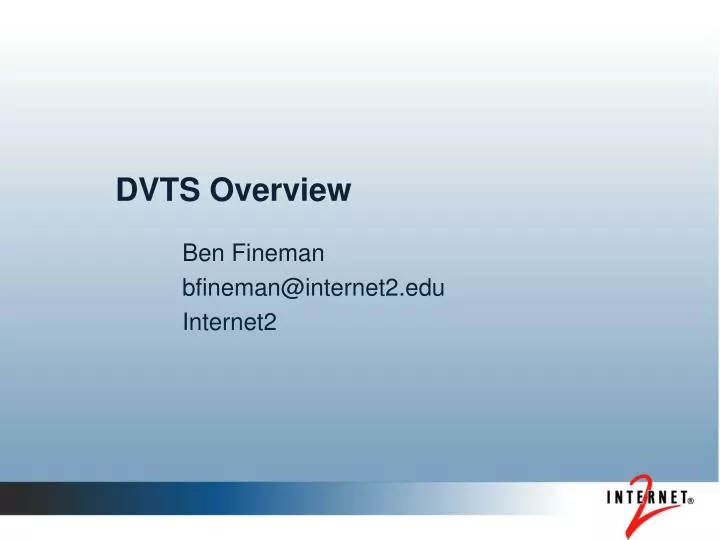 dvts overview