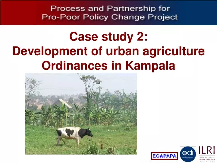 case study 2 development of urban agriculture ordinances in kampala