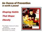 An Ounce of Prevention is worth a pound