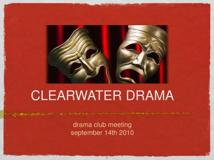 clearwater drama