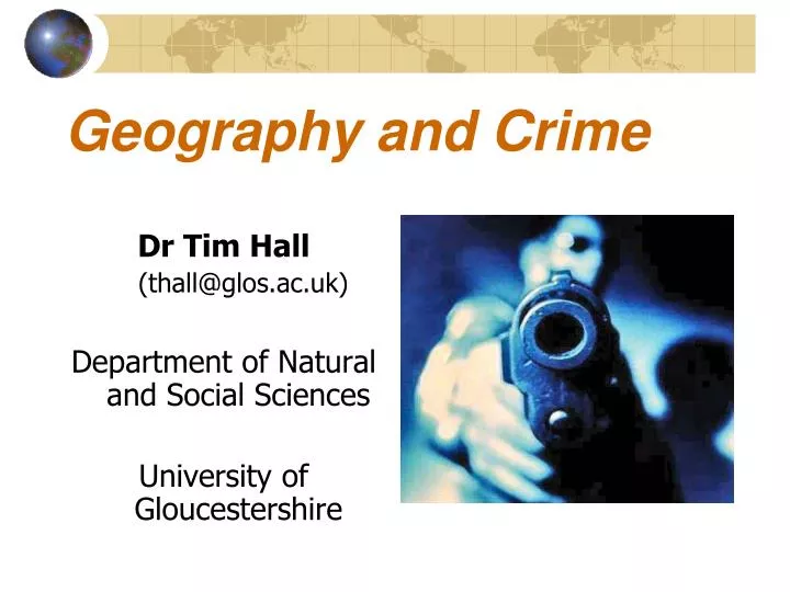 geography and crime