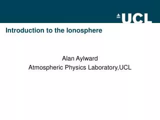 Introduction to the Ionosphere