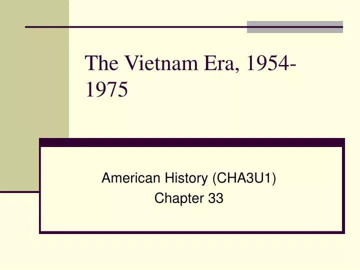 the vietnam era 1954 1975