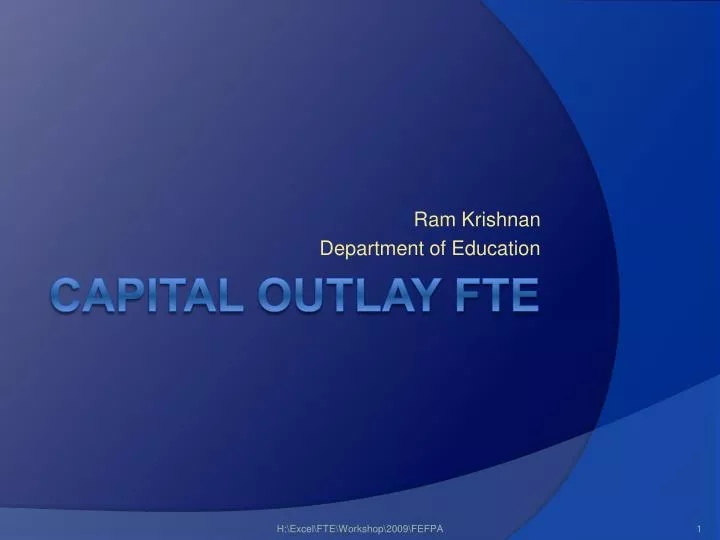 ram krishnan department of education