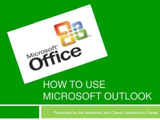 how to use microsoft outlook