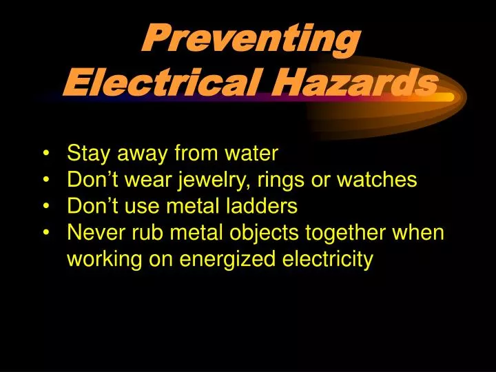 preventing electrical hazards
