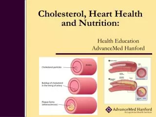Cholesterol, Heart Health and Nutrition: