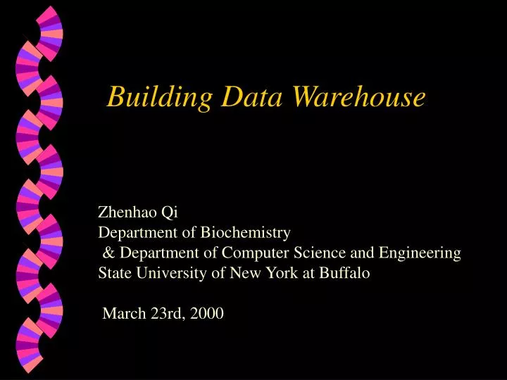 building data warehouse