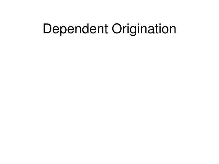 dependent origination