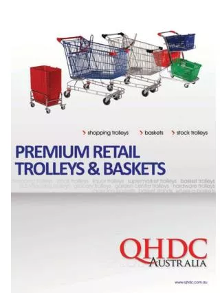 Supermarket Trolleys and Spares