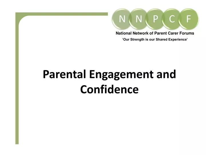 parental engagement and confidence