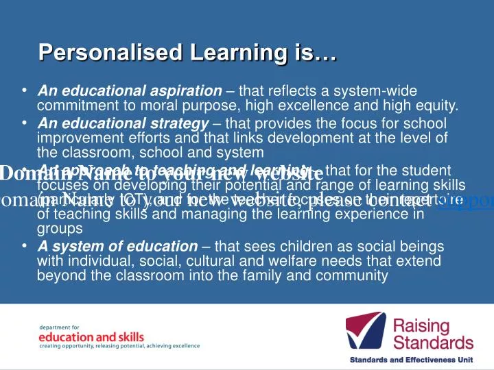 personalised learning is