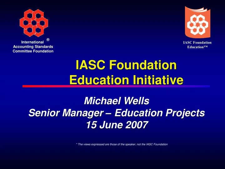iasc foundation education initiative