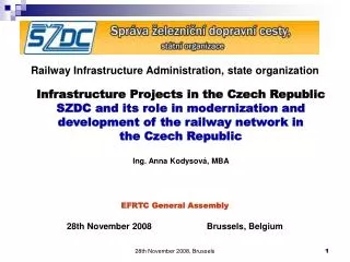 Railway Infrastructure Administration, state organization