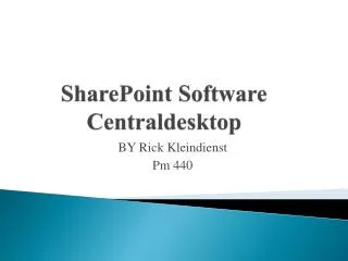 SharePoint Software Centraldesktop
