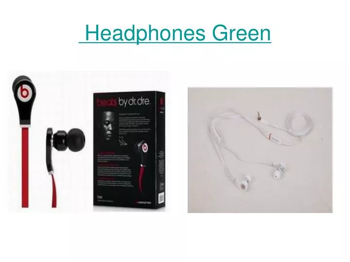 headphones green