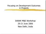 Focusing on Development Outcomes in Projects - slide 1