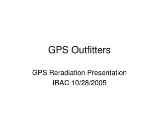 GPS Outfitters