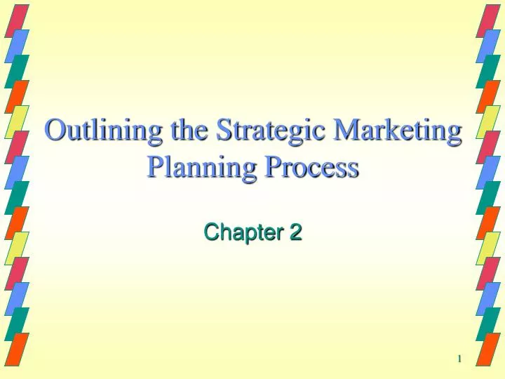 outlining the strategic marketing planning process
