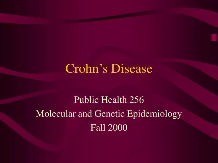 crohn s disease