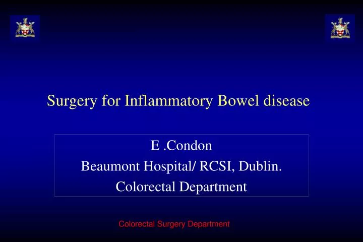 surgery for inflammatory bowel disease